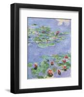 Water Lilies, c. 1914-1917-Claude Monet-Framed Art Print