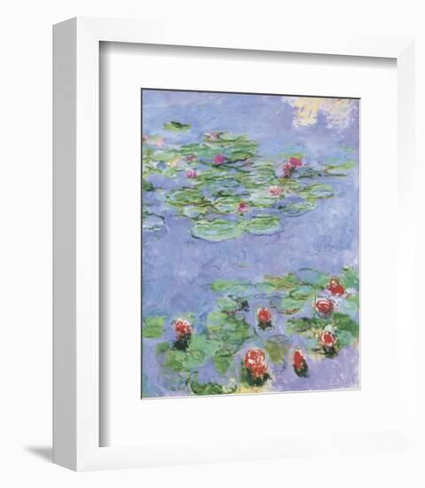 Water Lilies, c. 1914-1917-Claude Monet-Framed Art Print
