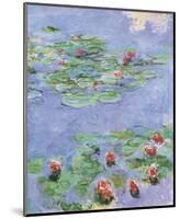 Water Lilies, c. 1914-1917-Claude Monet-Mounted Art Print