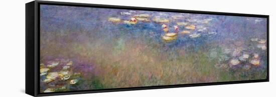 Water Lilies, C.1915-26-Claude Monet-Framed Stretched Canvas