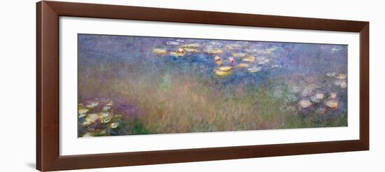 Water Lilies, C.1915-26-Claude Monet-Framed Giclee Print