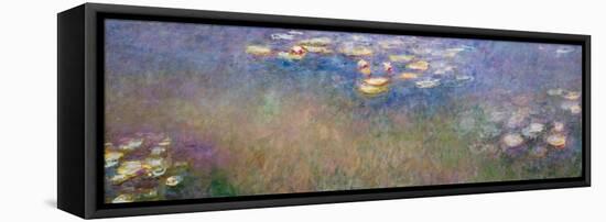 Water Lilies, C.1915-26-Claude Monet-Framed Stretched Canvas