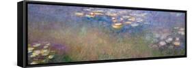 Water Lilies, C.1915-26-Claude Monet-Framed Stretched Canvas