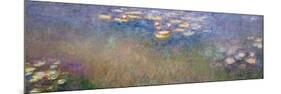 Water Lilies, C.1915-26-Claude Monet-Mounted Giclee Print