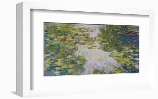 Water Lilies, c. 1917-19-Claude Monet-Framed Art Print