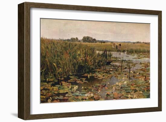 'Water Lilies', c1870-James Aumonier-Framed Giclee Print