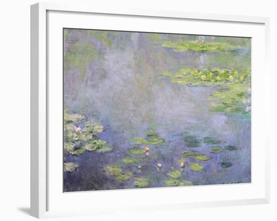 Water Lilies, C1906-Claude Monet-Framed Giclee Print