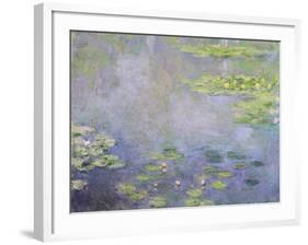 Water Lilies, C1906-Claude Monet-Framed Giclee Print