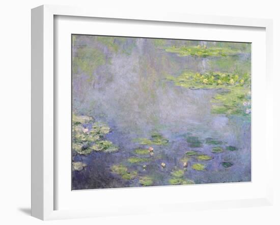 Water Lilies, C1906-Claude Monet-Framed Giclee Print