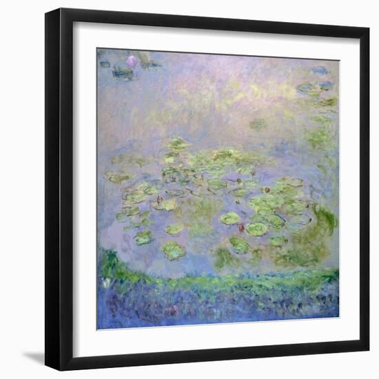 Water Lilies, C1915-Claude Monet-Framed Giclee Print