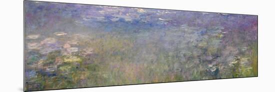 Water Lilies, C1920-Claude Monet-Mounted Giclee Print