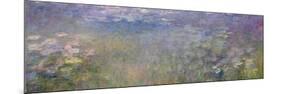 Water Lilies, C1920-Claude Monet-Mounted Giclee Print