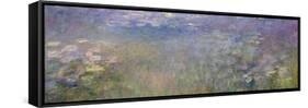 Water Lilies, C1920-Claude Monet-Framed Stretched Canvas
