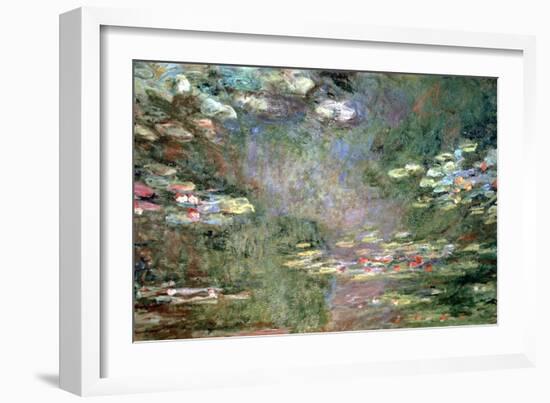 Water Lilies, C1925-Claude Monet-Framed Giclee Print