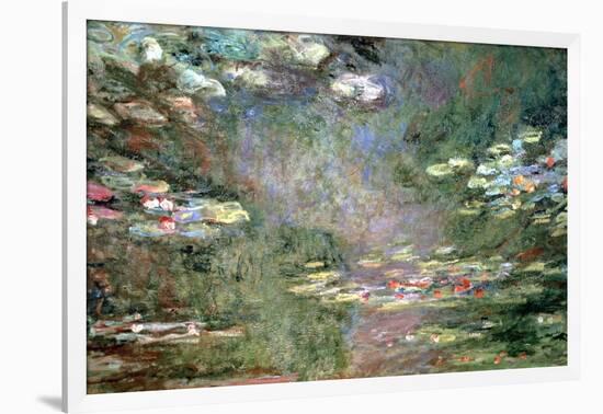 Water Lilies, C1925-Claude Monet-Framed Giclee Print