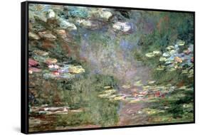 Water Lilies, C1925-Claude Monet-Framed Stretched Canvas