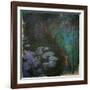 Water Lilies, Ca.1915, by Claude Monet (1840-1926).-Claude Monet-Framed Giclee Print