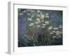 Water Lilies, Detail, 1840-1926-Claude Monet-Framed Giclee Print