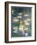 Water Lilies, Detail, 1840-1927-Claude Monet-Framed Giclee Print