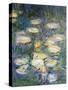 Water Lilies, Detail, 1840-1927-Claude Monet-Stretched Canvas