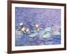 Water Lilies, Detail, 1840-1928-Claude Monet-Framed Giclee Print