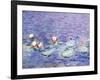 Water Lilies, Detail, 1840-1928-Claude Monet-Framed Giclee Print