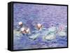 Water Lilies, Detail, 1840-1928-Claude Monet-Framed Stretched Canvas