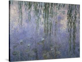 Water Lilies, Detail, 1840-1930-Claude Monet-Stretched Canvas