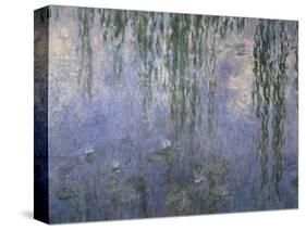 Water Lilies, Detail, 1840-1930-Claude Monet-Stretched Canvas