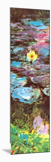 Water Lilies (detail)-Claude Monet-Mounted Art Print