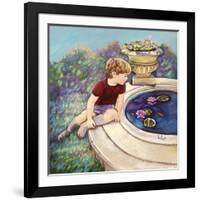 Water Lilies - Garden Gates-Judy Mastrangelo-Framed Giclee Print