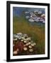 Water Lilies, Harmony in Blue-Claude Monet-Framed Art Print