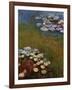 Water Lilies, Harmony in Blue-Claude Monet-Framed Art Print