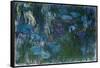 Water Lilies II-Claude Monet-Framed Stretched Canvas