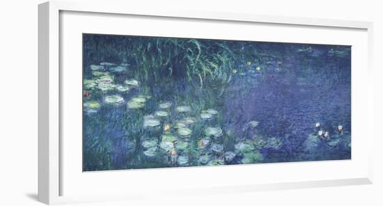 Water Lilies: Morning-Claude Monet-Framed Art Print