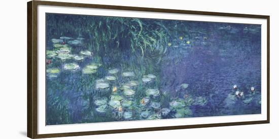 Water Lilies: Morning-Claude Monet-Framed Art Print