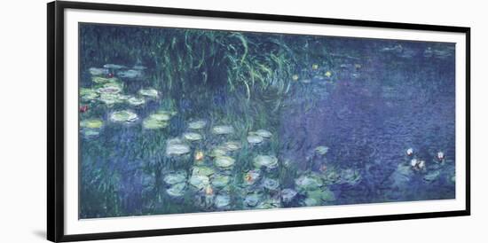 Water Lilies: Morning-Claude Monet-Framed Art Print