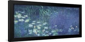 Water Lilies: Morning-Claude Monet-Framed Giclee Print
