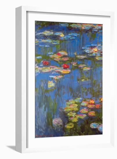 Water Lilies No. 3-Claude Monet-Framed Art Print