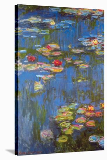 Water Lilies No. 3-Claude Monet-Stretched Canvas