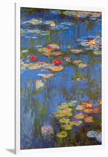 Water Lilies No. 3-Claude Monet-Framed Art Print