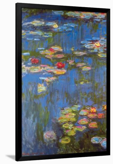 Water Lilies No. 3-Claude Monet-Framed Art Print