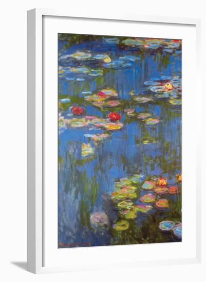 Water Lilies No. 3-Claude Monet-Framed Art Print