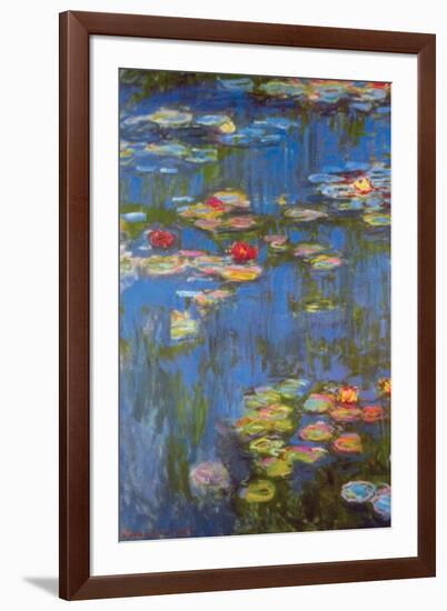 Water Lilies No. 3-Claude Monet-Framed Art Print