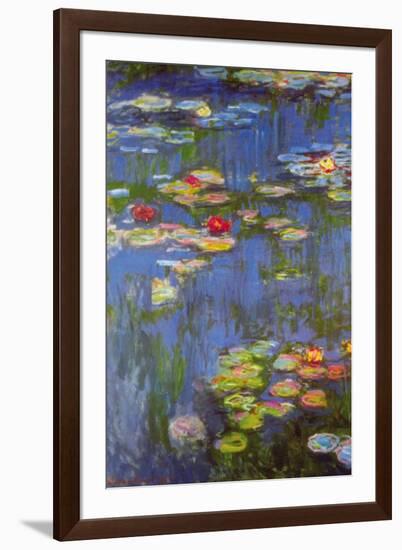 Water Lilies No. 3-Claude Monet-Framed Art Print