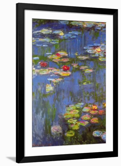 Water Lilies No. 3-Claude Monet-Framed Art Print