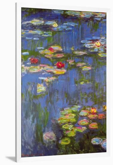 Water Lilies No. 3-Claude Monet-Framed Art Print