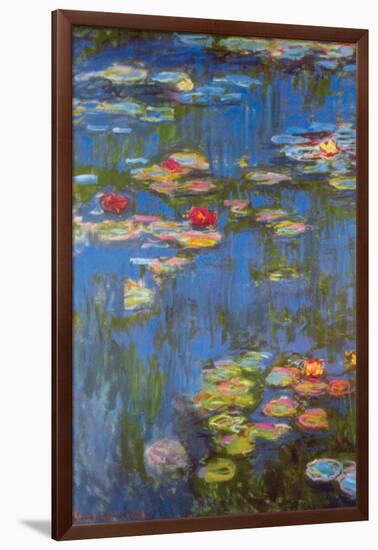 Water Lilies No. 3-Claude Monet-Framed Art Print