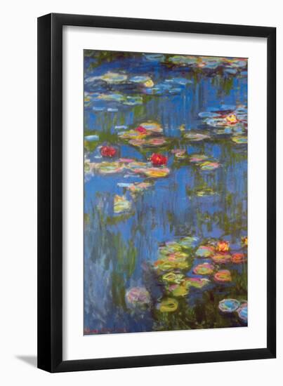 Water Lilies No. 3-Claude Monet-Framed Art Print