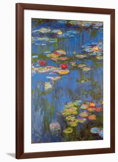 Water Lilies No. 3-Claude Monet-Framed Art Print